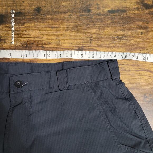 Under Armour Rip Stop Cargo Shorts 38 Measures 36 Embroidered Logo Navy Gorpcore - Picture 7 of 12